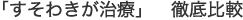 「すそわきが治療」　徹底比較